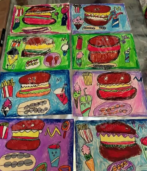 幼儿园美工区各种绘画创意图片