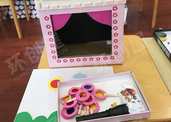 幼儿园科学区自制各种高级教玩具图片