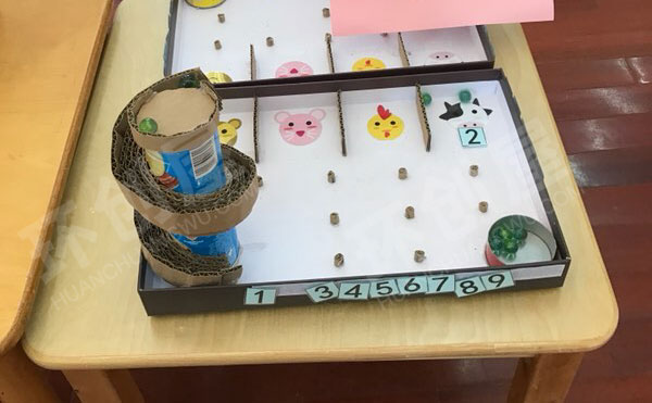 幼儿园科学区自制各种高级教玩具图片