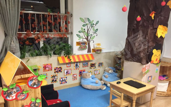 幼儿园角色游戏苹果橘子水果吧图片