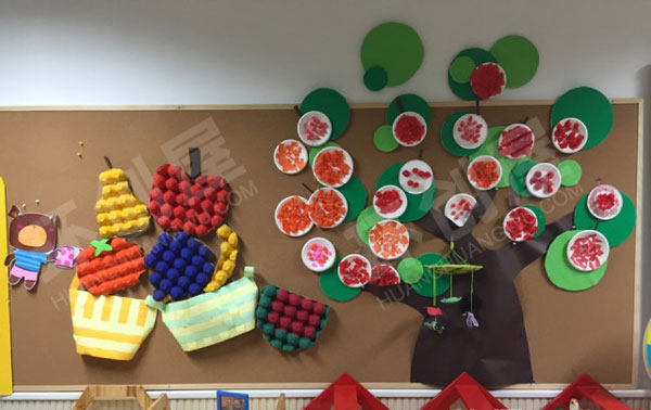 幼儿园角色游戏苹果橘子水果吧图片