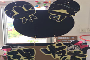 幼儿园角色游戏米奇理发店图片2张