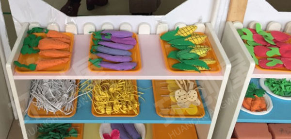 幼儿园角色游戏小餐厅自制各种食物材料图片