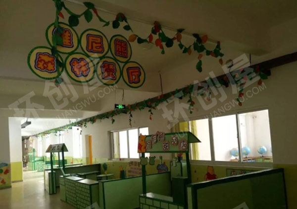 幼儿园角色游戏维尼熊餐厅图片