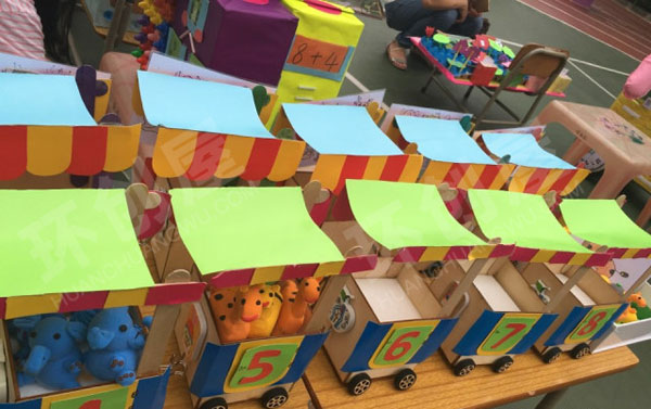 幼儿园益智区自制高级玩教具环创图片