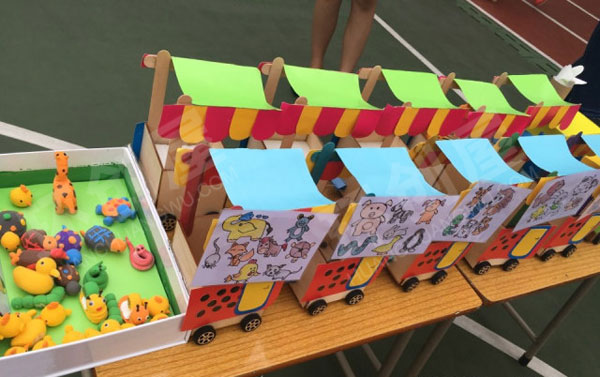 幼儿园益智区自制高级玩教具环创图片