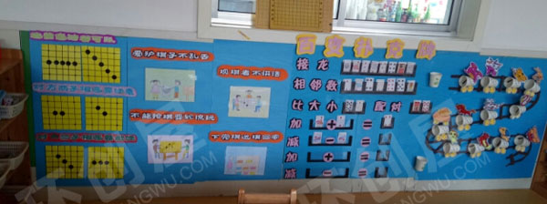 幼儿园益智区墙面可操作玩教具图片