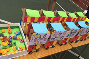 幼儿园益智区自制高级玩教具环创图片9张