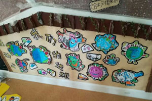 幼儿园地球小卫士主题墙环创图片3张