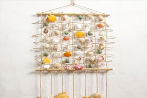 幼儿园废物利用贝壳手工自制吊饰图片