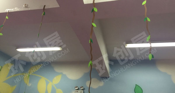 幼儿园卡纸手工春天挂饰图片