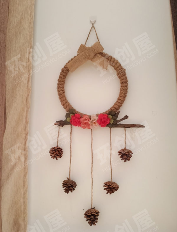 幼儿园森系田园风手工作品挂饰图片