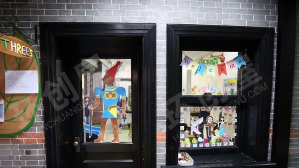 幼儿园古文明环创门饰图片