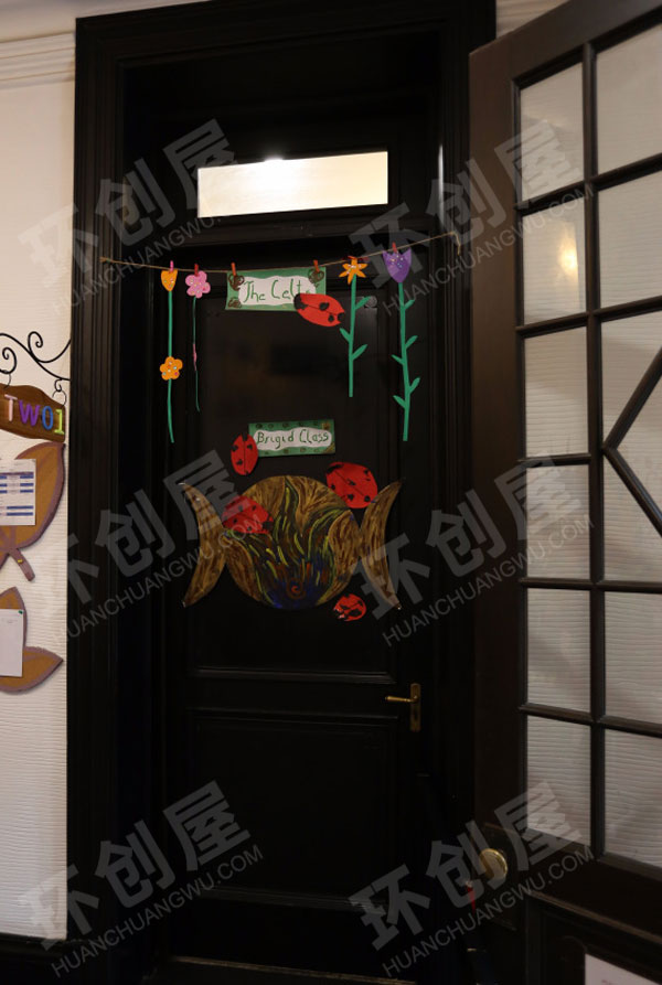 幼儿园古文明环创门饰图片