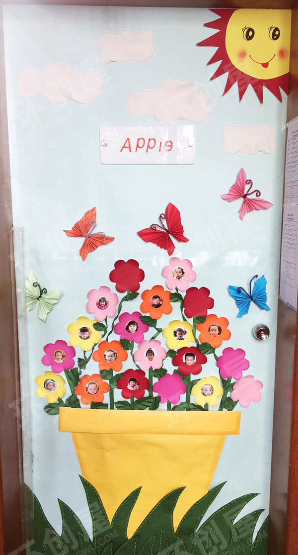 幼儿园班级门框装饰图片