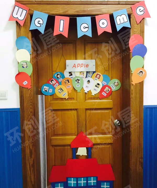幼儿园班级门框装饰图片