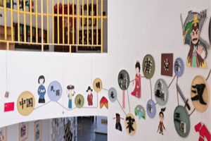 幼儿园国风潮历史文化浓厚主题走廊环创图片10张