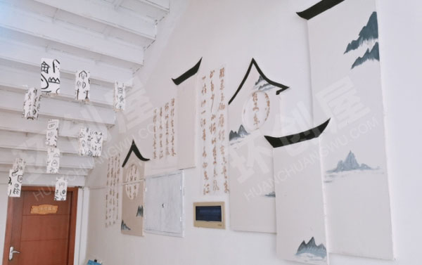 幼儿园国风潮历史文化浓厚主题走廊环创图片