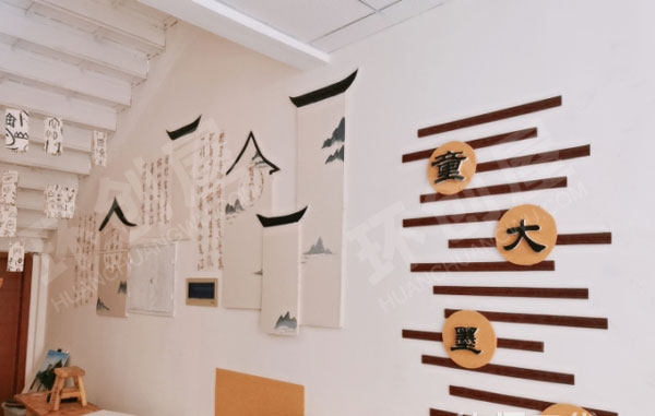 幼儿园国风潮历史文化浓厚主题走廊环创图片