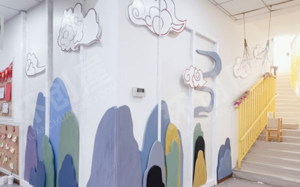 幼儿园国风潮历史文化浓厚主题走廊环创图片