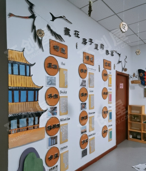 幼儿园国风潮历史文化浓厚主题走廊环创图片