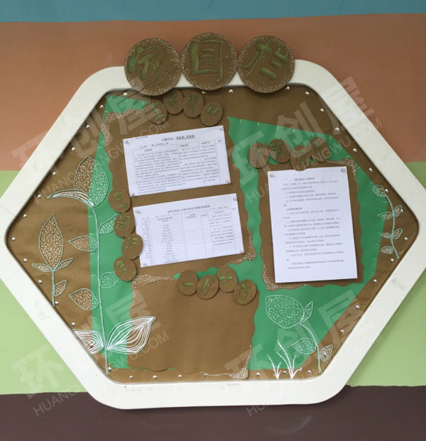 幼儿园各种好看自制手工家园联系栏环创图片