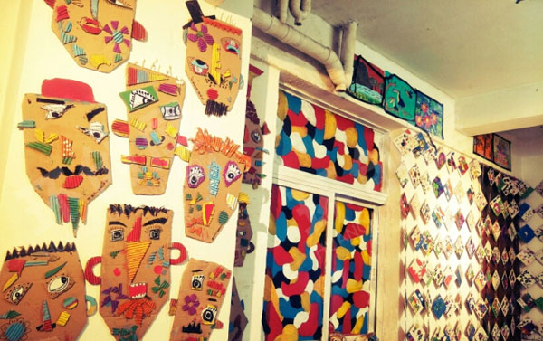 幼儿园中国风装饰环创作品展示图片