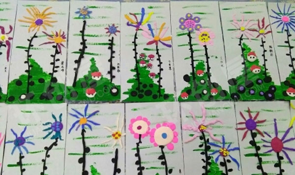 幼儿园环保各种有趣美术作品展示图片