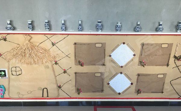 幼儿园森系中国风作品展示图片