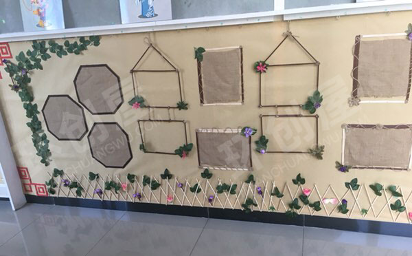 幼儿园森系中国风作品展示图片