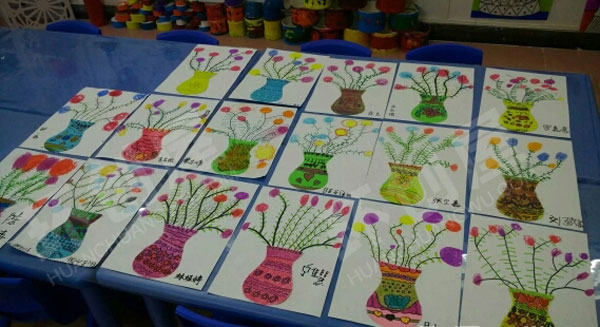 幼儿园环保各种有趣美术作品展示图片