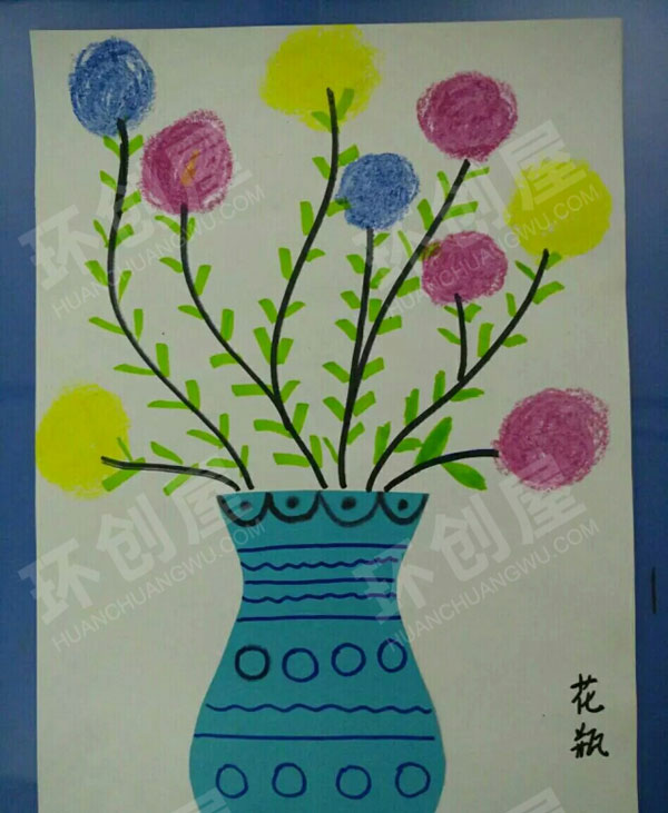 幼儿园环保各种有趣美术作品展示图片