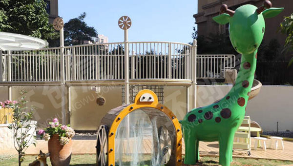幼儿园户外一体化环境创设大型玩场图片