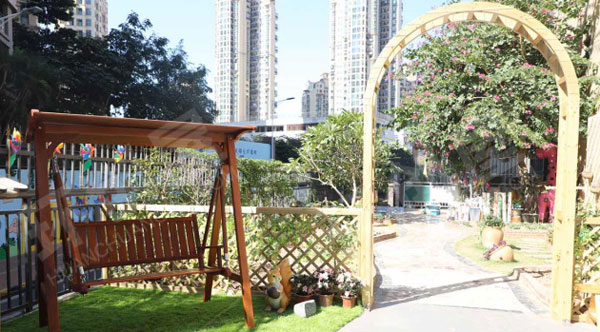 幼儿园户外一体化环境创设大型玩场图片