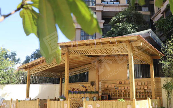 幼儿园户外一体化环境创设大型玩场图片