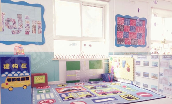 幼儿园建构区社会标志搭建材料图片