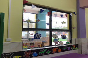 幼儿园卡通可爱阅读区墙面环创图片