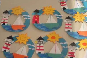 幼儿园美工区夏天主题作品制作图片8张