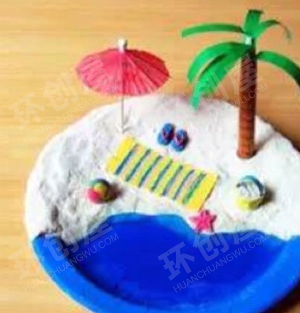 幼儿园美工区夏天主题作品制作图片