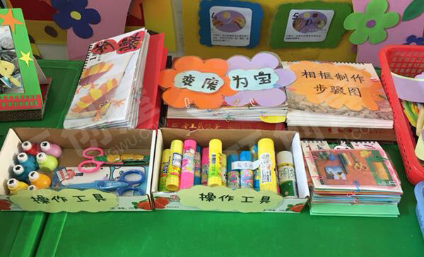 幼儿园角色游戏小魔仙照相馆环创图片