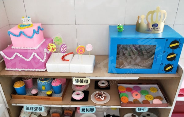 幼儿园角色游戏啥都有小超市环创图片