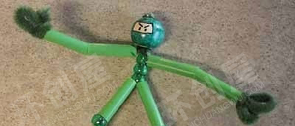 幼儿园角色游戏百变小人偶环创图片