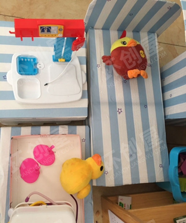 幼儿园角色游戏动物小医院环创图片