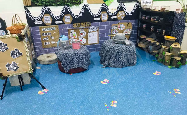 幼儿园角色游戏小小杂粮铺环创图片