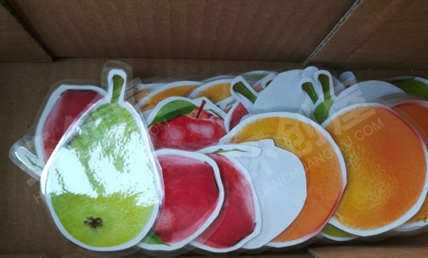 幼儿园益智区装水果篮点数颜色环创图片