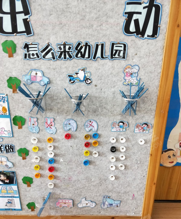 幼儿园海陆空出动主题墙环创图片