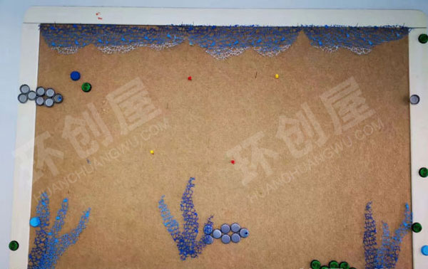 幼儿园海洋主题墙海底泡泡环创图片