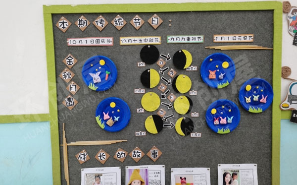 幼儿园传统节日中秋节主题墙环创图片
