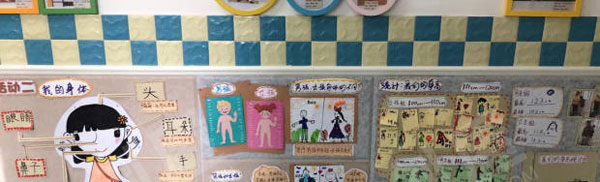 幼儿园我的健康我做主墙面布置环创图片