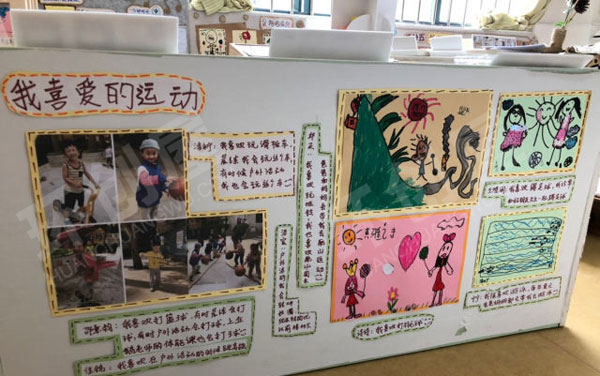 幼儿园我的健康我做主墙面布置环创图片